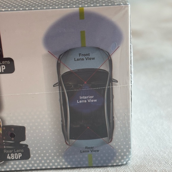 Minolta Dash Cam • Three Channel Dash Cam • 1080P Front + 480P Interior • New - Picture 5 of 6